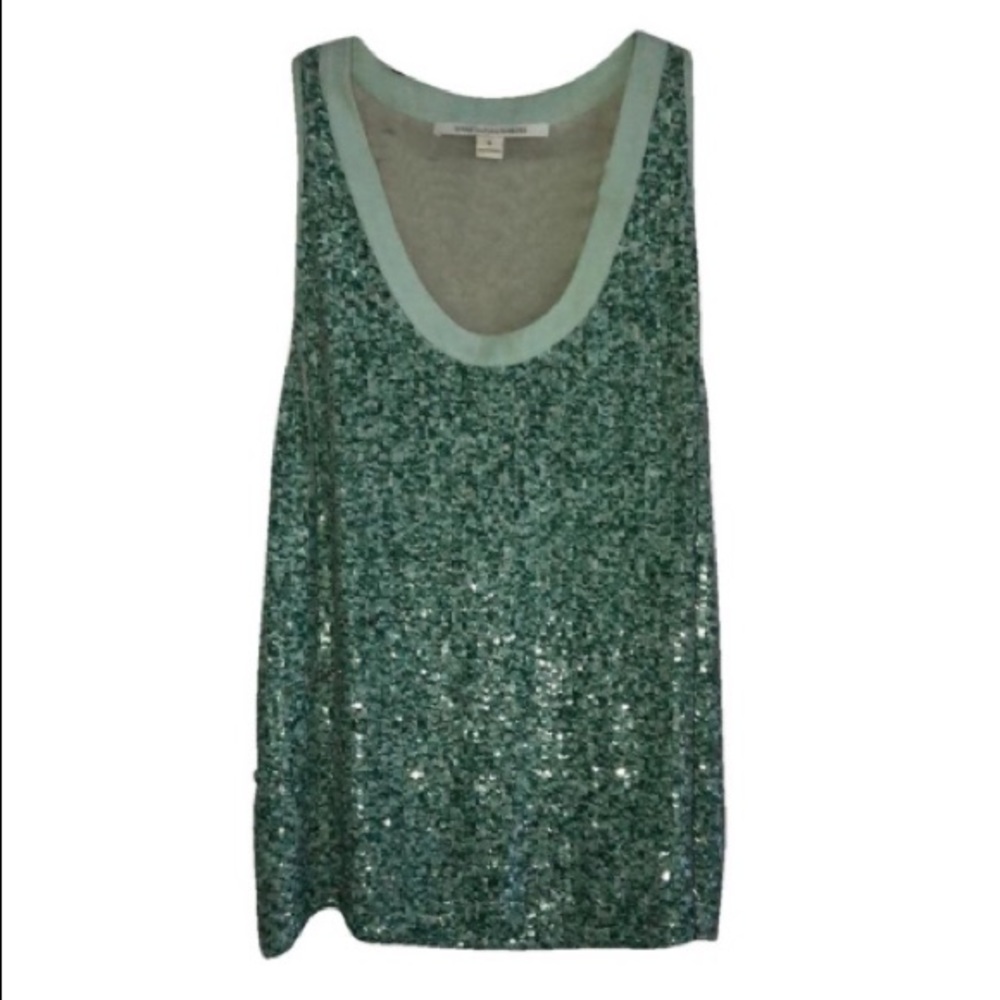 DVF Sequin Tank